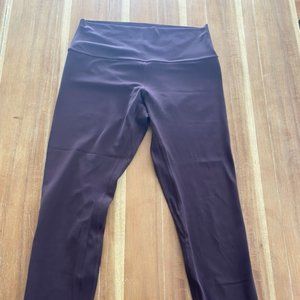Lululemon Align Hi Rise 25" Eggplant Leggings
